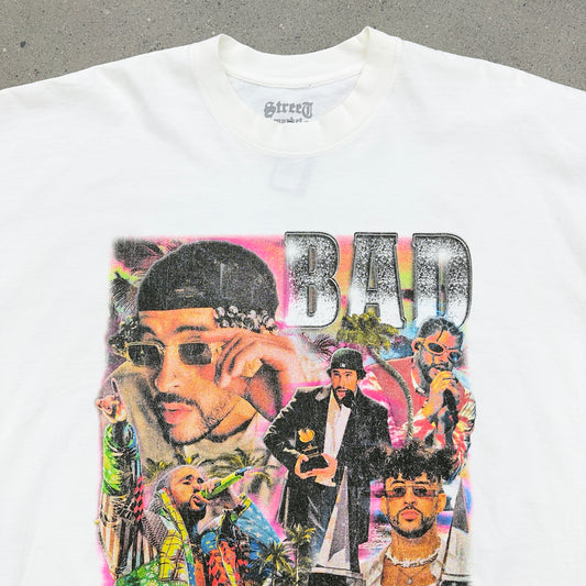 SMS Bad Bunny Tee (White) (Multiple Sizes)