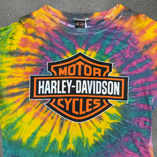2004 Harley Davidson Rainbow Tie Dye SZ L