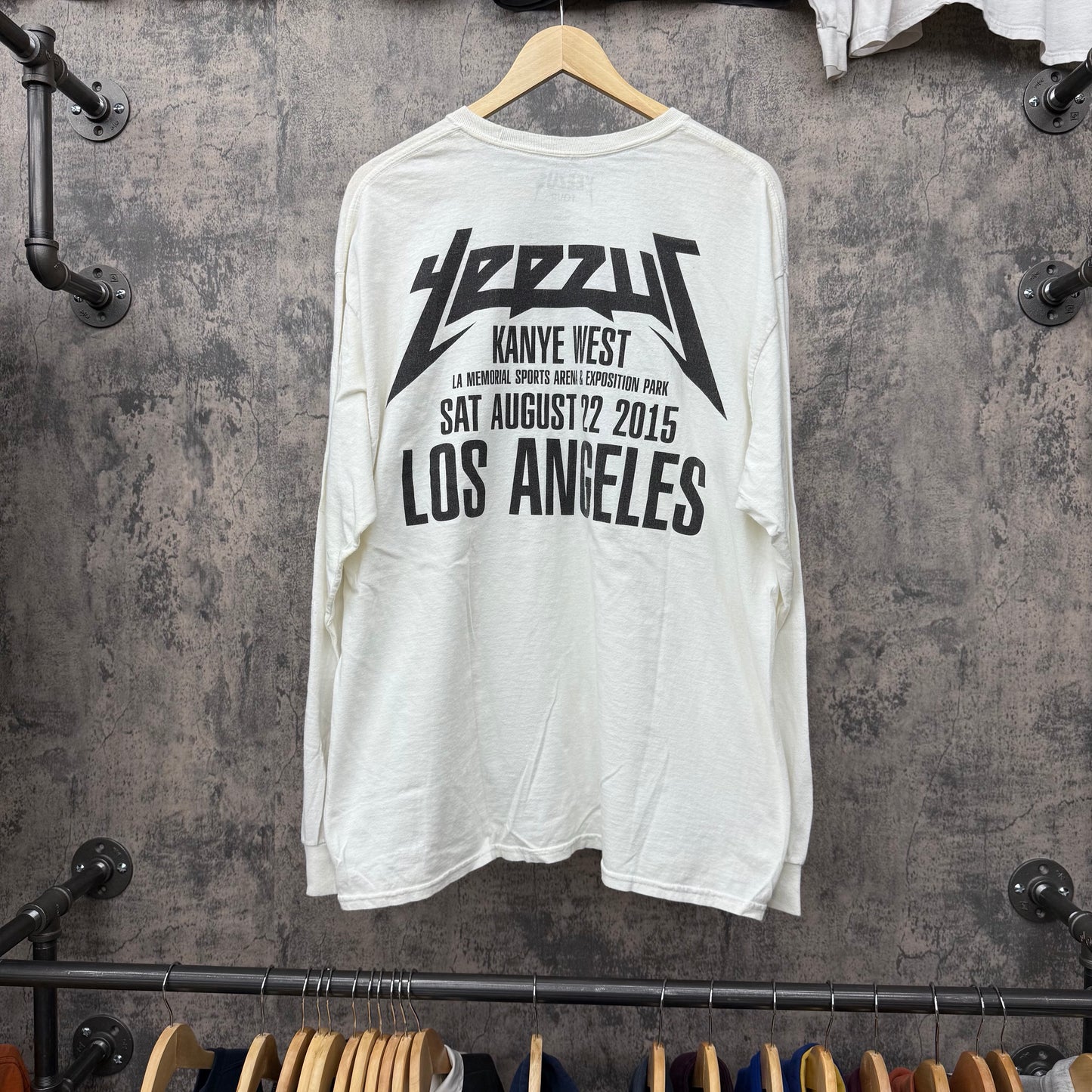 Kanye Yeezus Tour White L/S SZ XL