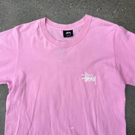Stussy Logo Pink SZ S