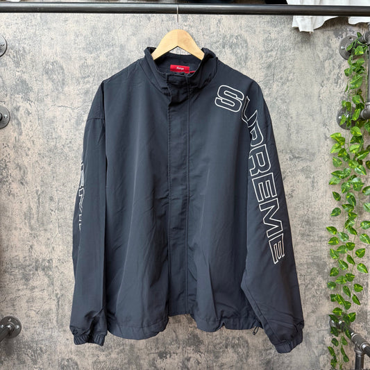 Supreme Embroidered Ripstop Track Jacket Side Logo SZ XL (NEW)