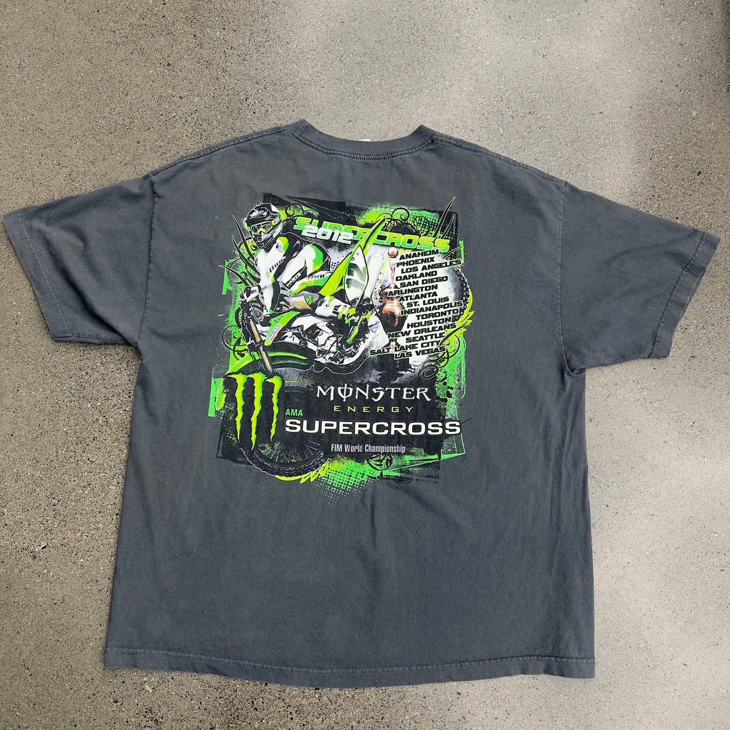 Monster Energy SuperCross Tee SZ XXL