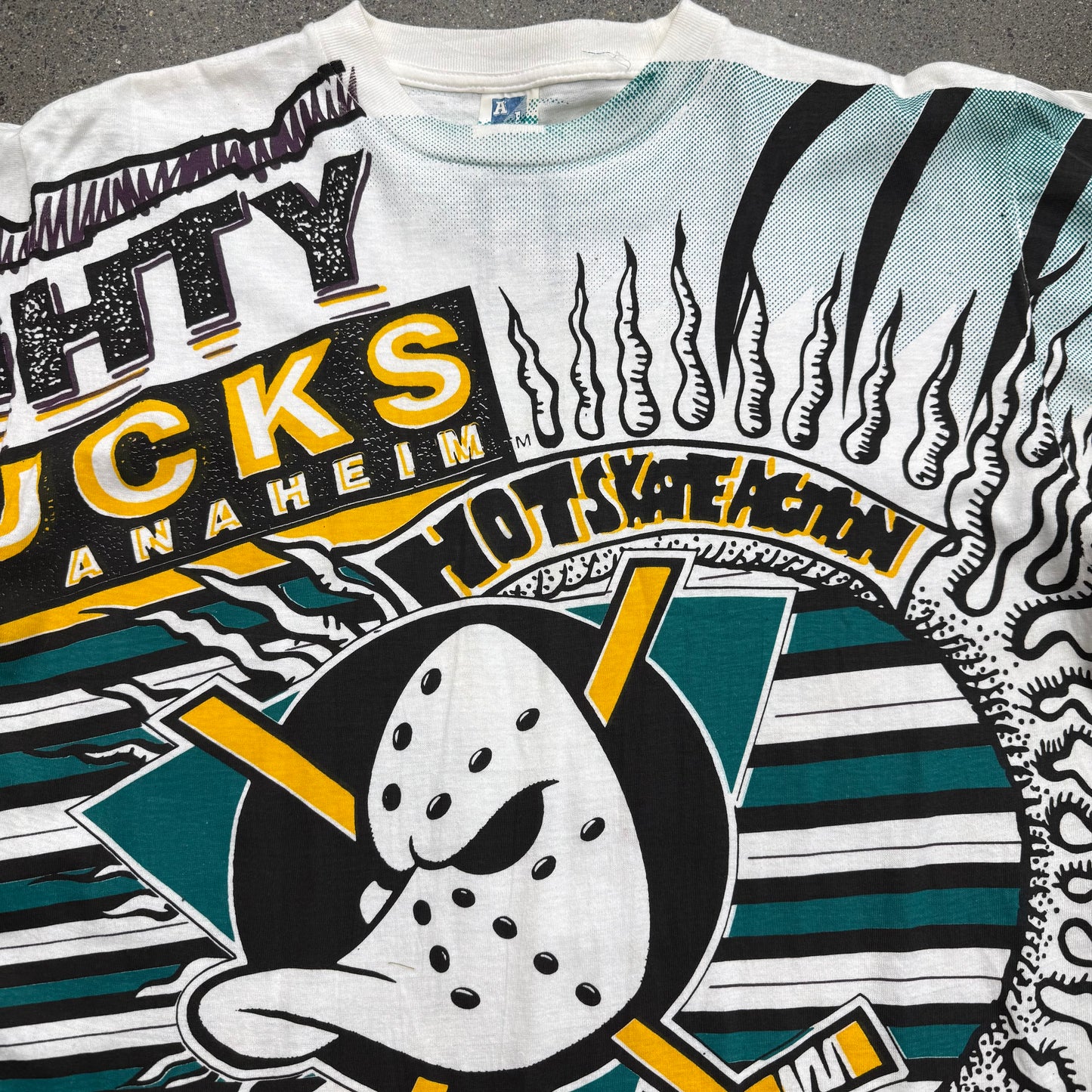 1993 Mighty Ducks AOP Atomic Attack SZ XL
