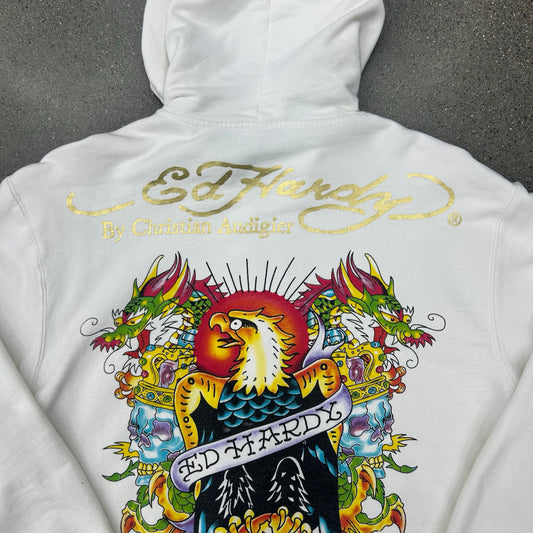 ED Hardy Zip-Up Jacket SZ XL