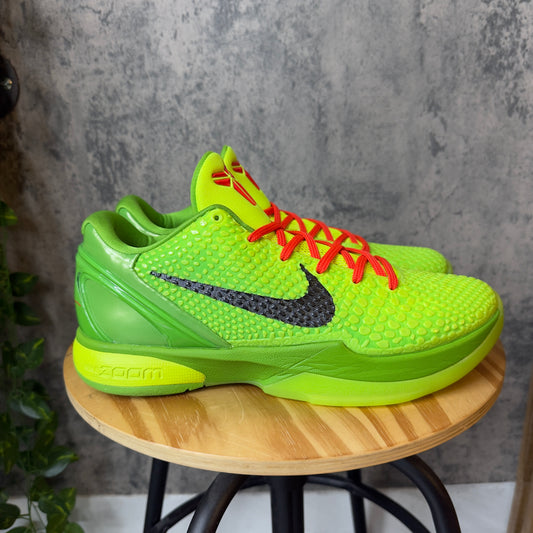 (PRE-OWNED) Kobe 6 Grinch SZ 9.5