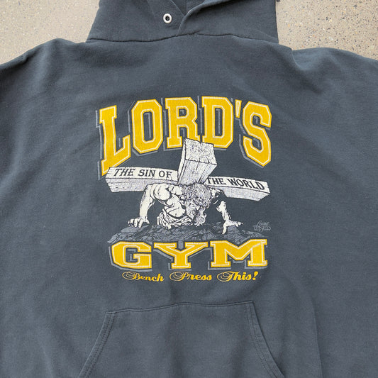 Vintage 90s Lords Gym Hoodie SZ 2XL
