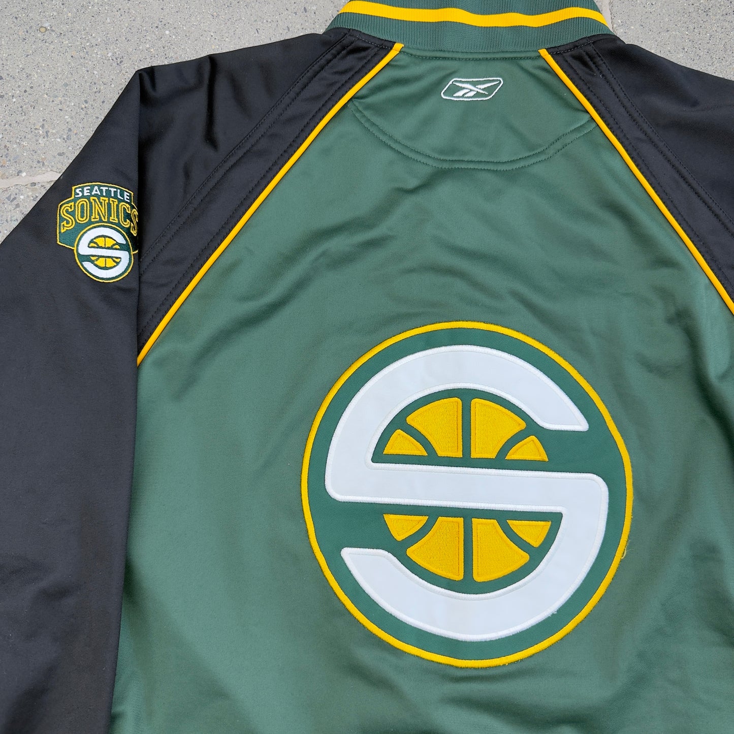 Player Exclusive 2000s Sonics Warm Up Suit ReeBok Jacket SZ 4XL
