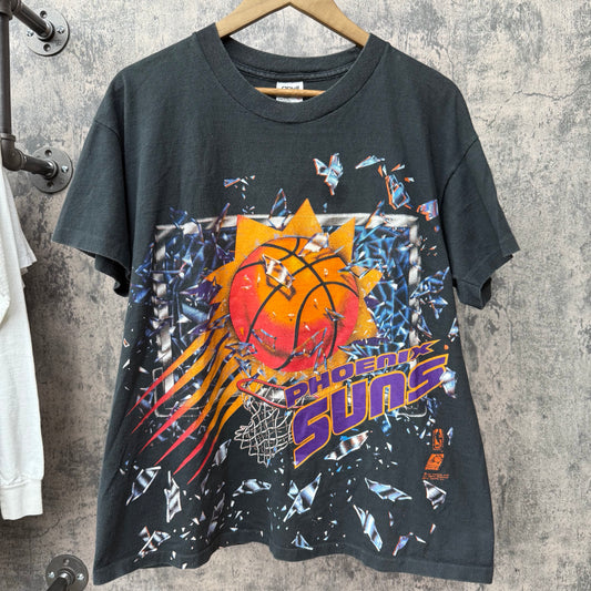 1992 Phoenix Suns Shattered Glass Tee SZ L
