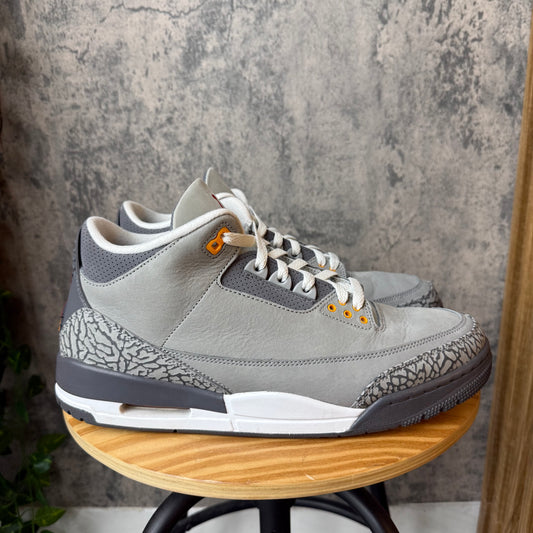 PRE-OWNED Jordan 3 Cool Grey SZ 11.5
