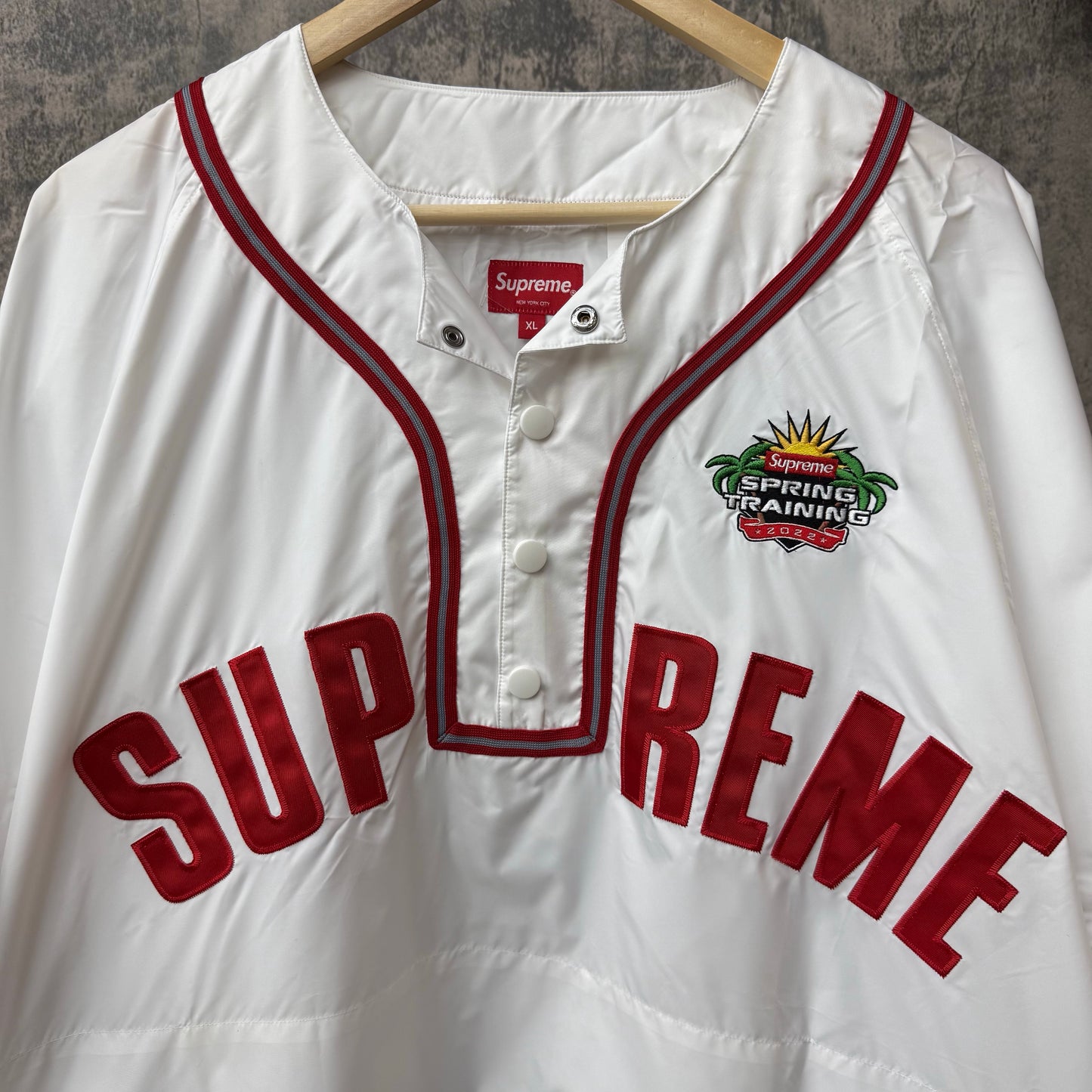 Supreme Spring Training Windbreaker Jersey SZ XL (NEW)