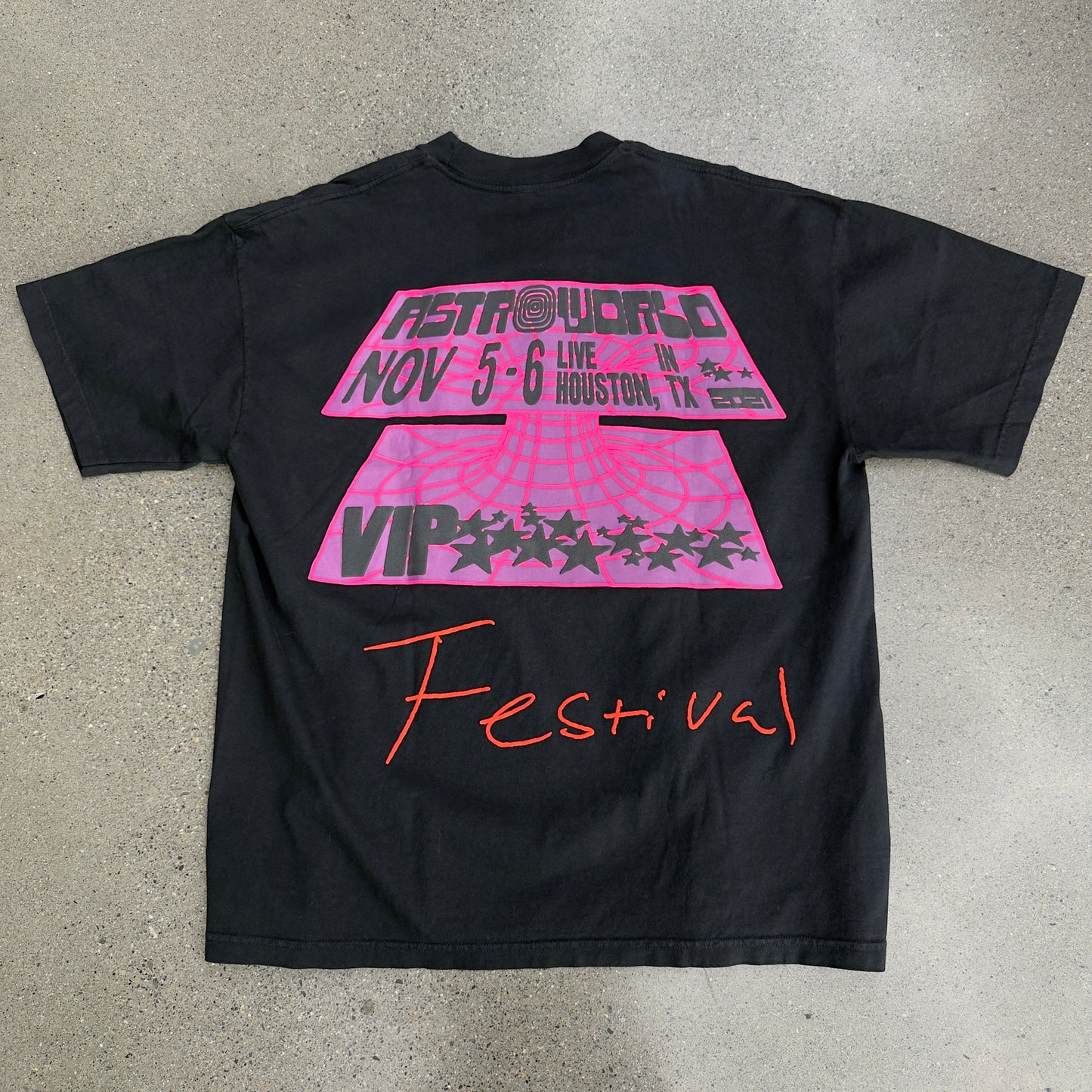 Travis Scott Astro World Tour VIP Tour SZ XL