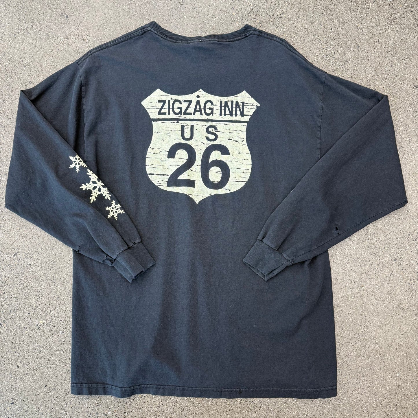 Vintage Zig Zag inn L/S Tee SZ L