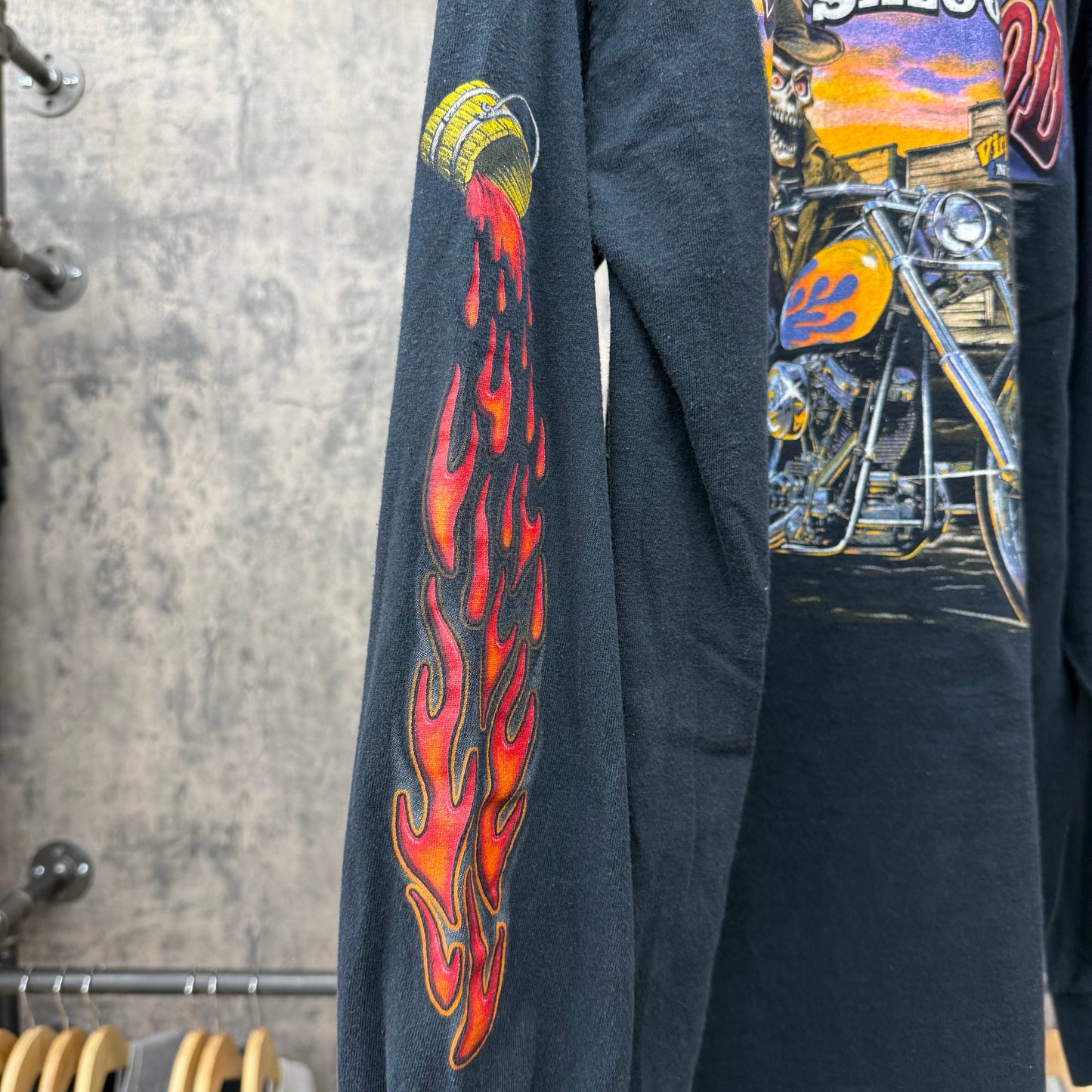 90s Bucket Of Blood Saloon Biker L/S SZ XL