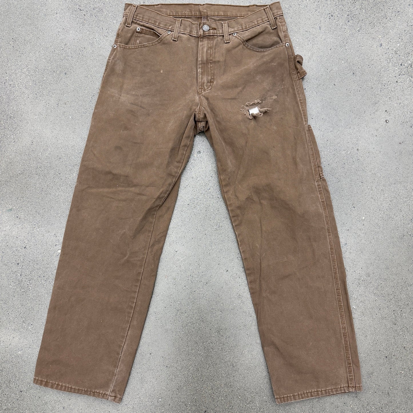 Dickies Chocolate Workwear Pant SZ 32 X 30