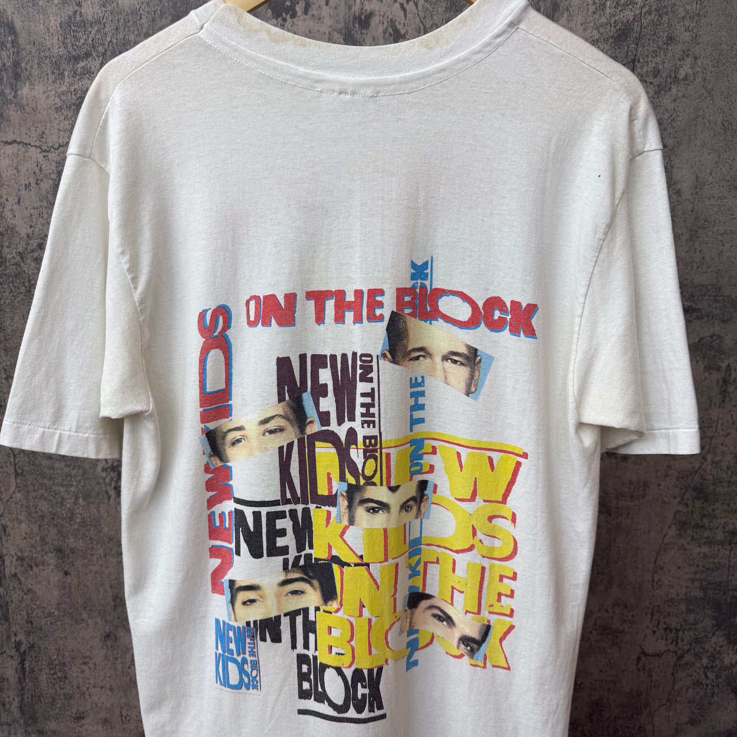 1989 New Kids on the Block Tour Tee SZ L