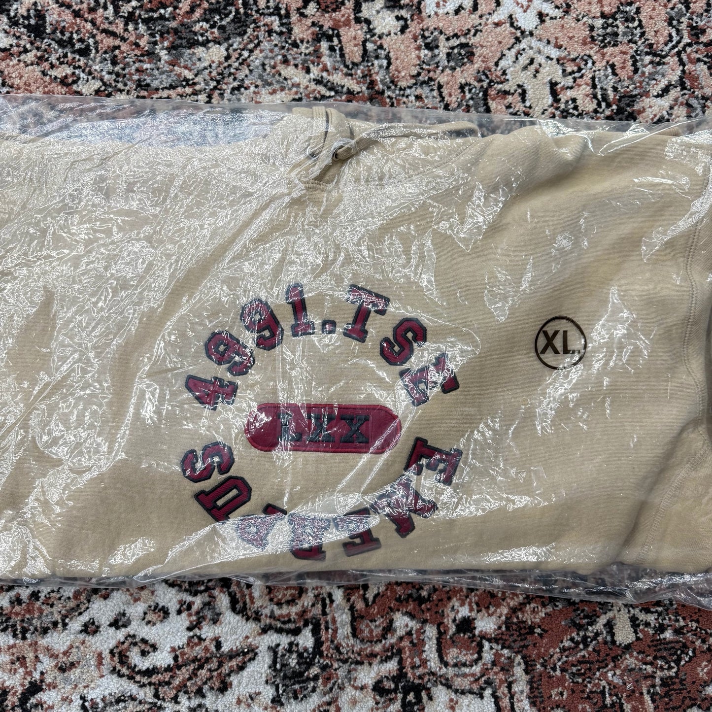 Reverse Hooded Tan Hoodie SZ XL (NEW)