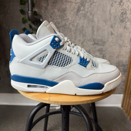 (PRE-OWNED) Jordan 4 Military Blue SZ 12