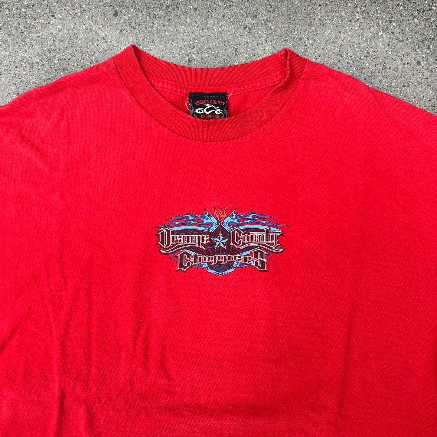 Red Orange County Choppers Tee Size XL
