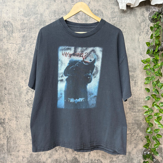 2008 Dark Knight Why So Serious Promo Tee SZ M/L