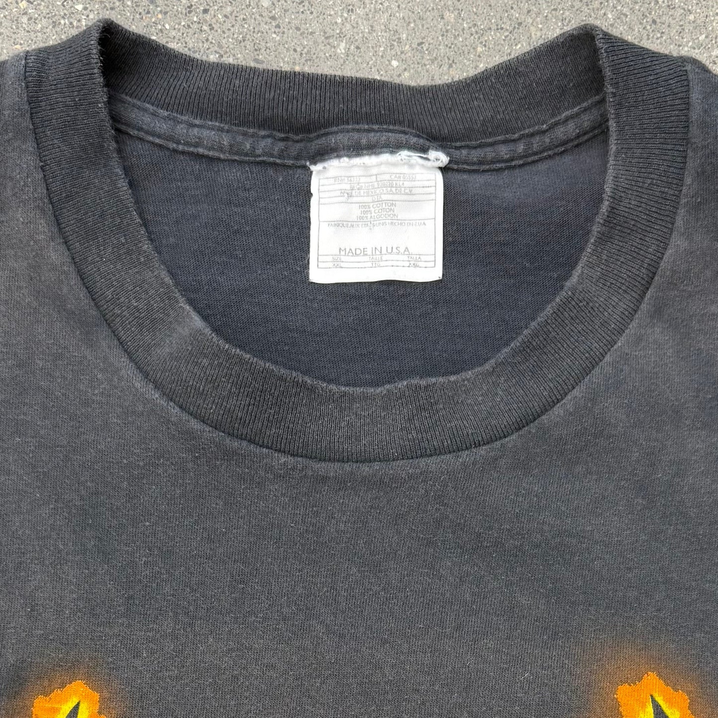 1997 NBA Champs Chicago Bulls Tee W/ Mascot SZ XXL