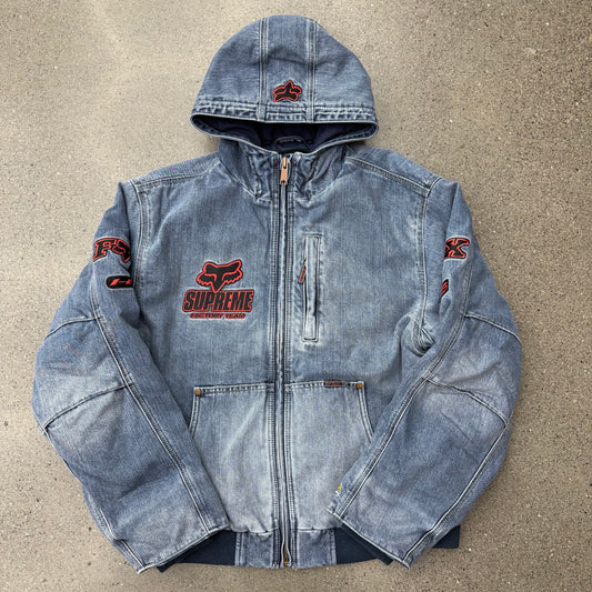 Supreme Fox Denim Jacket SZ Large (NEW)