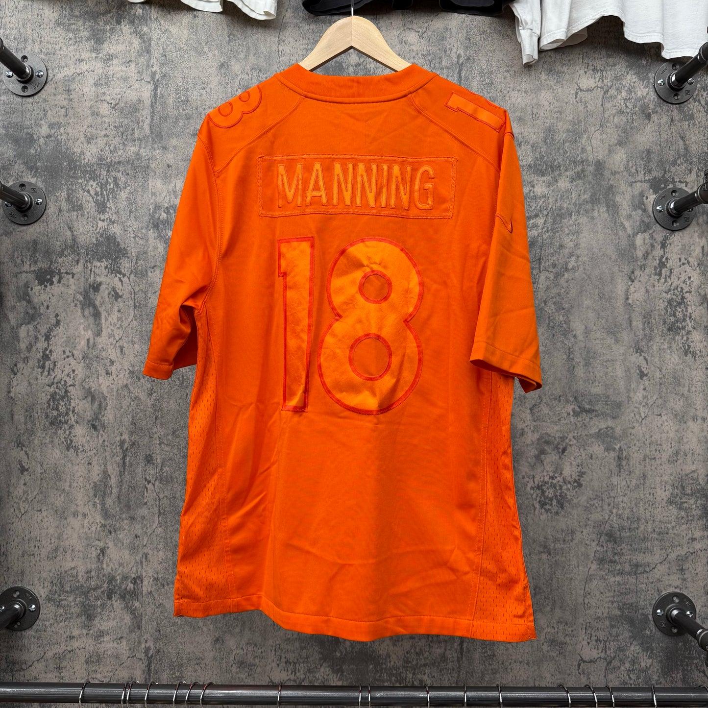 Peyton Manning Nike Broncos Tonal Orange Jersey SZ L