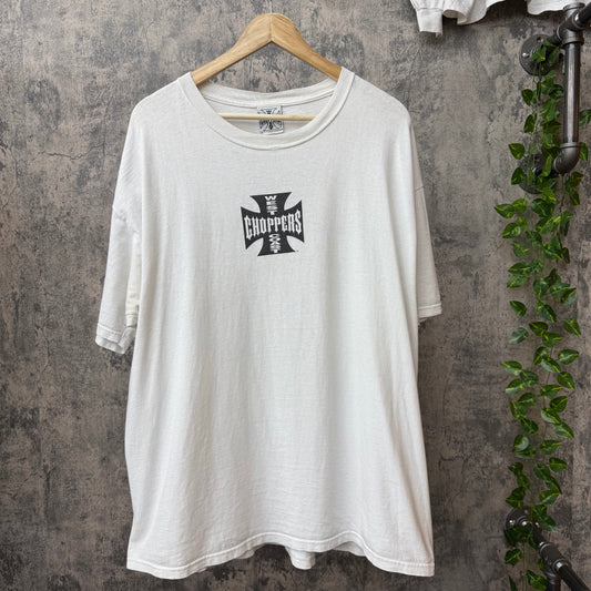 West Coast Choppers Tee White SZ XXL