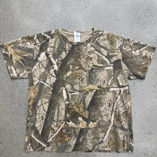 Vintage Camo Pocket Tee SZ M