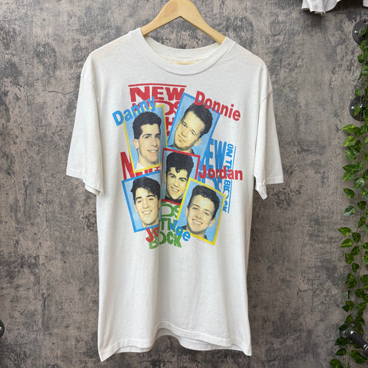 1989 New Kids on the Block Tour Tee SZ L