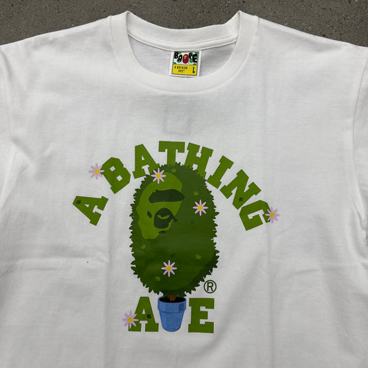 Bape Bonzai White Tee (Multiple Sizes) (NEW)