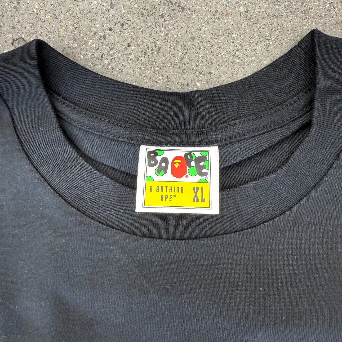 Bape Black Plaid Tee