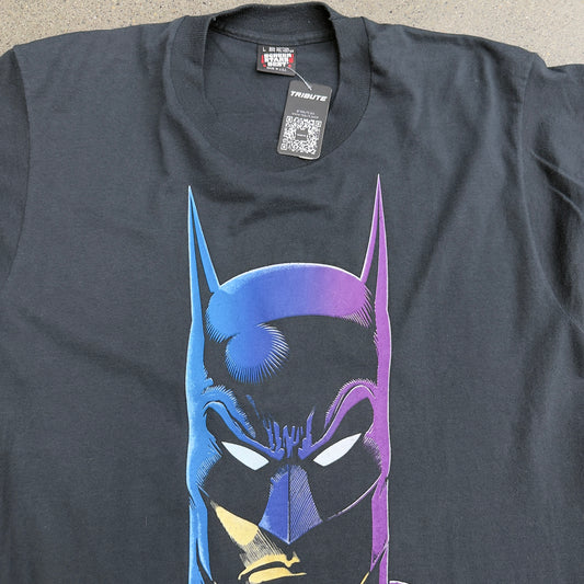 1989 Batman Big Face Tee Purple/Blue SZ L