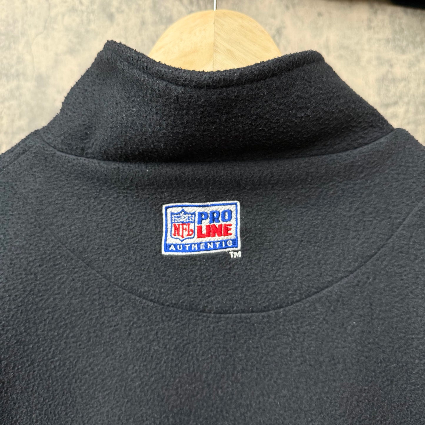 90s Oakland Raiders Proline Fleece Zip-Up Jacket SZ Lage