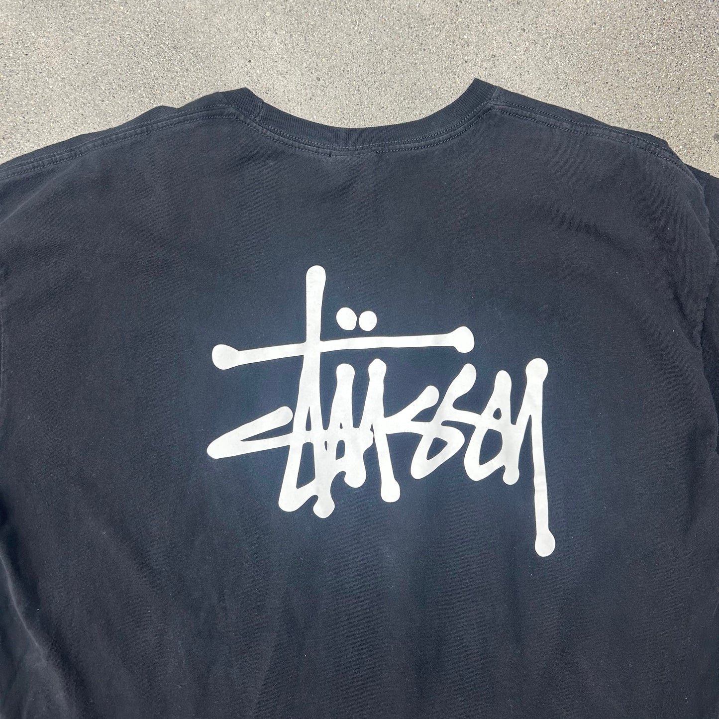 Stussy Pocket Tee Black SZ XXL