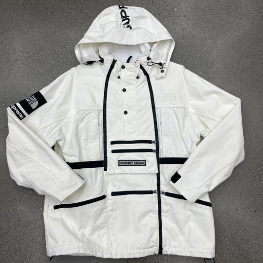 Supreme X TNF Steep Tech Jacket White SZ XL