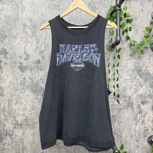 2001 Harley Lightning Sleeveless Tee SZ XL