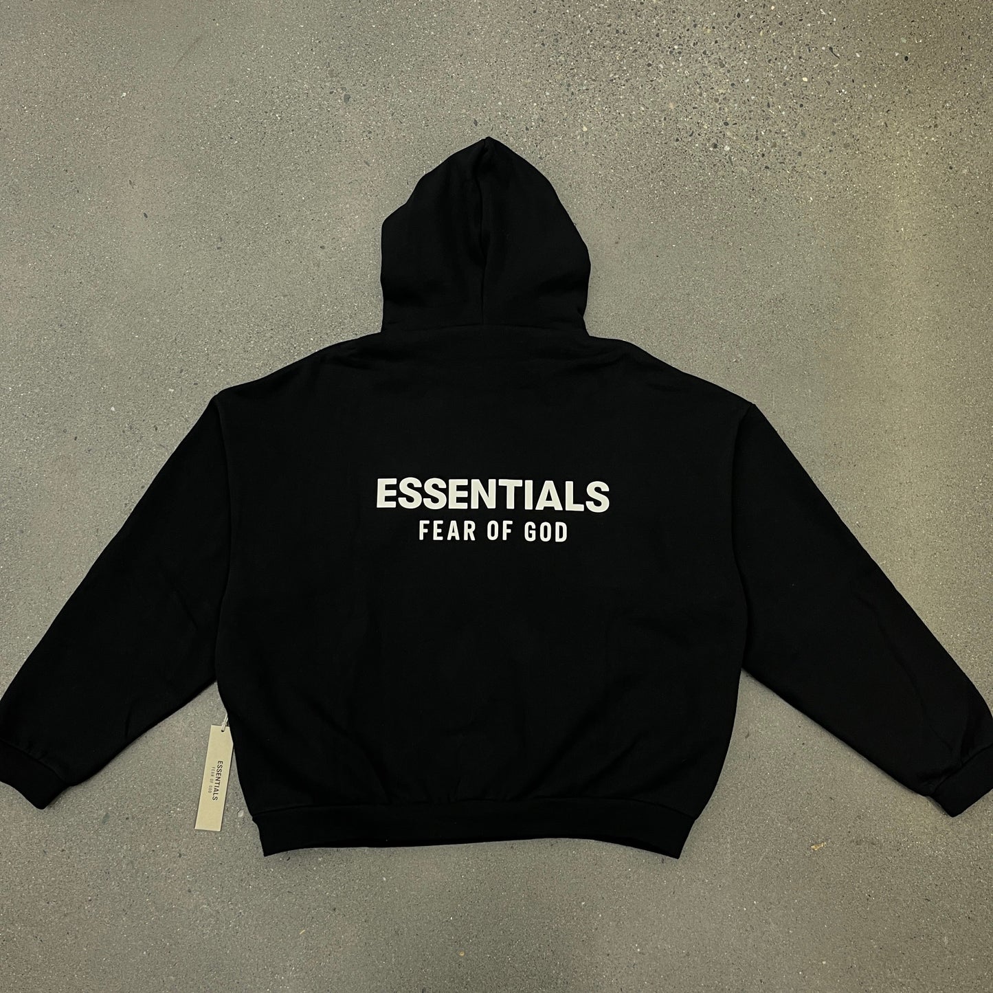 Fear of God Essential Hoodie Black/White (Multiple Sizes)