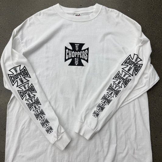 West Coast Choppers L/S White SZ XL