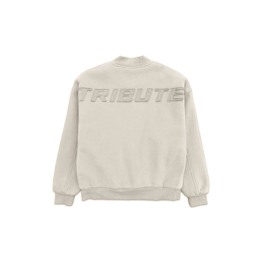 Fleece Bomber Jacket Sand Stone