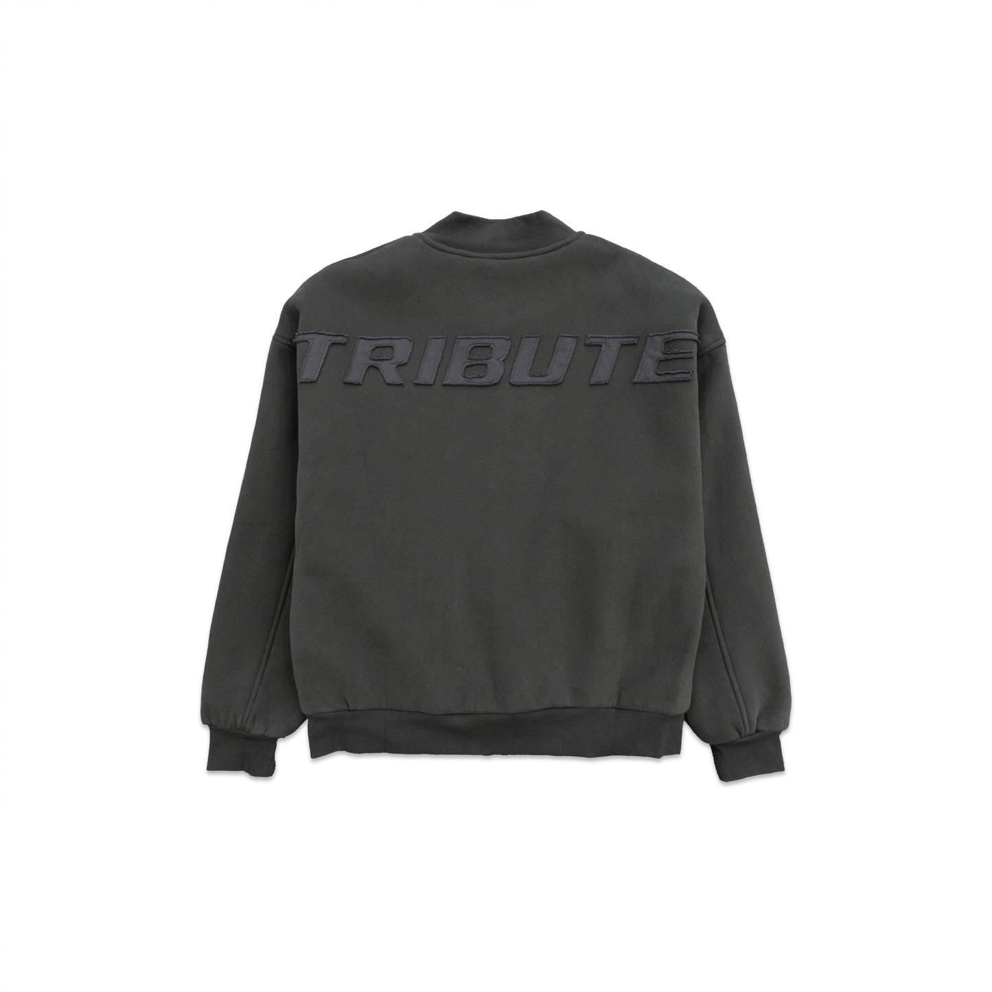 Fleece Bomber Jacket Black Olive