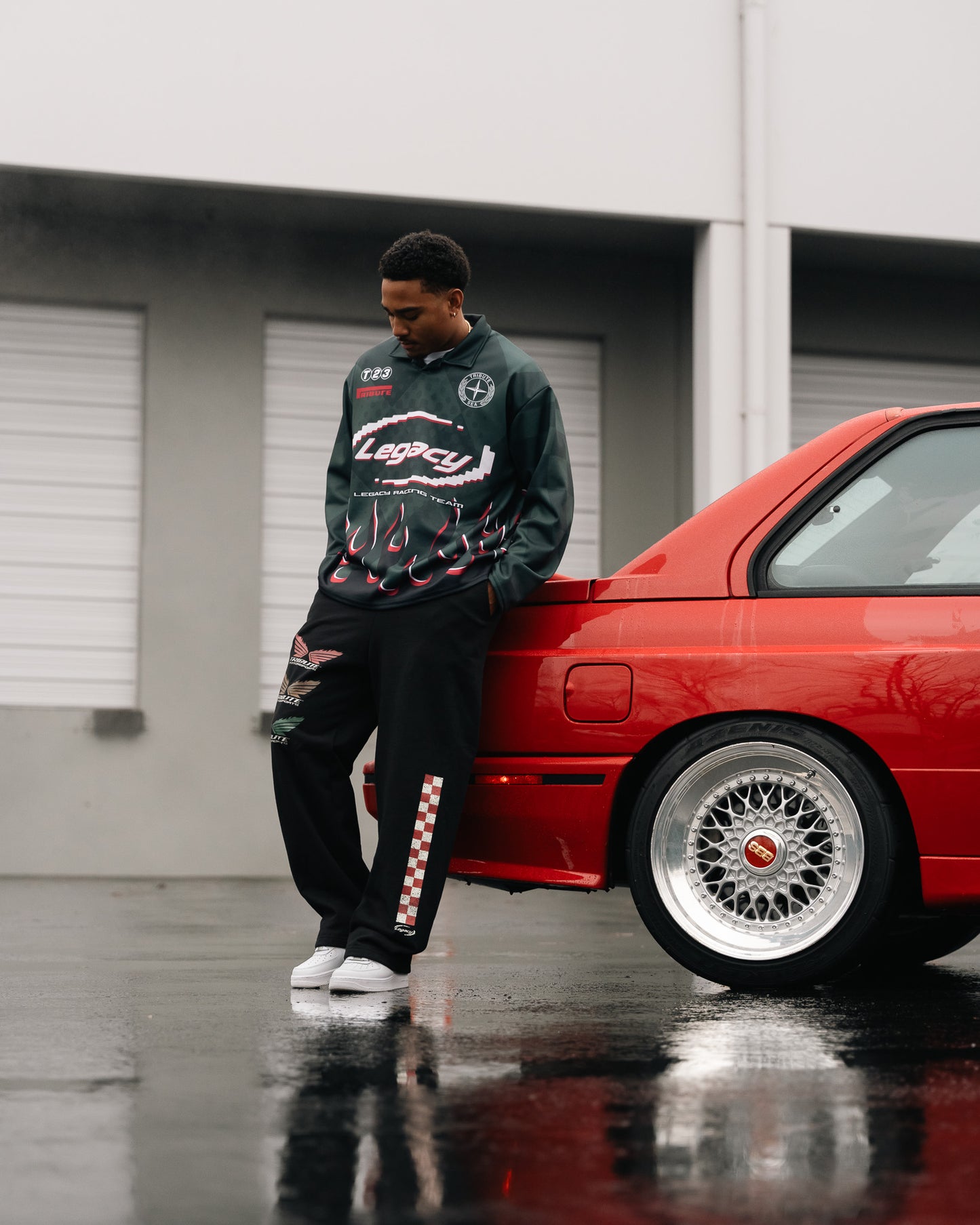 Tribute Motorsports Sweatpants Red