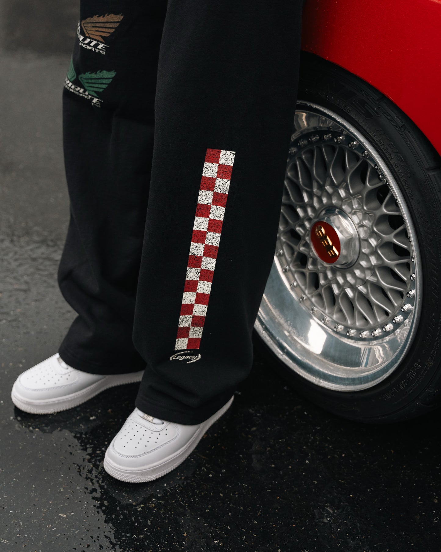 Tribute Motorsports Sweatpants Red