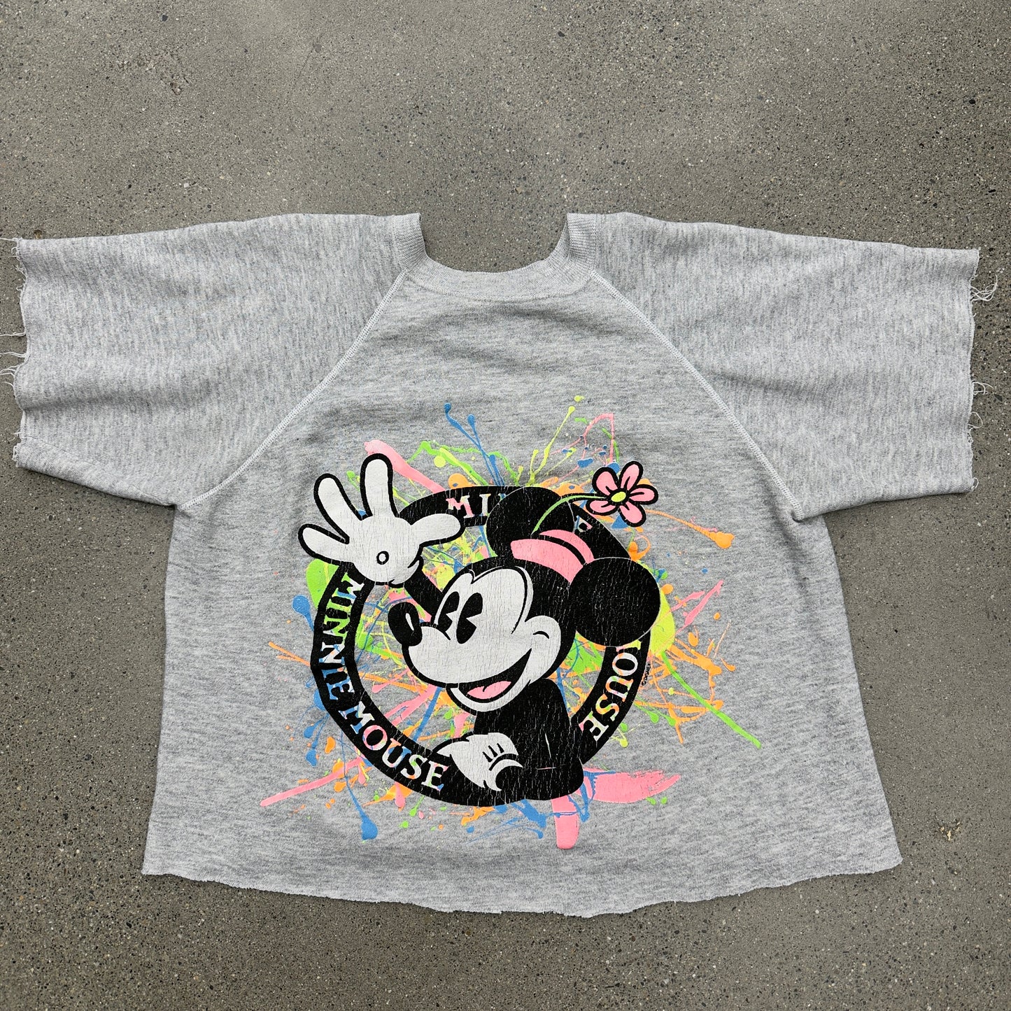 90s Minnie Mouse Chopped Crewneck 90s SZ S