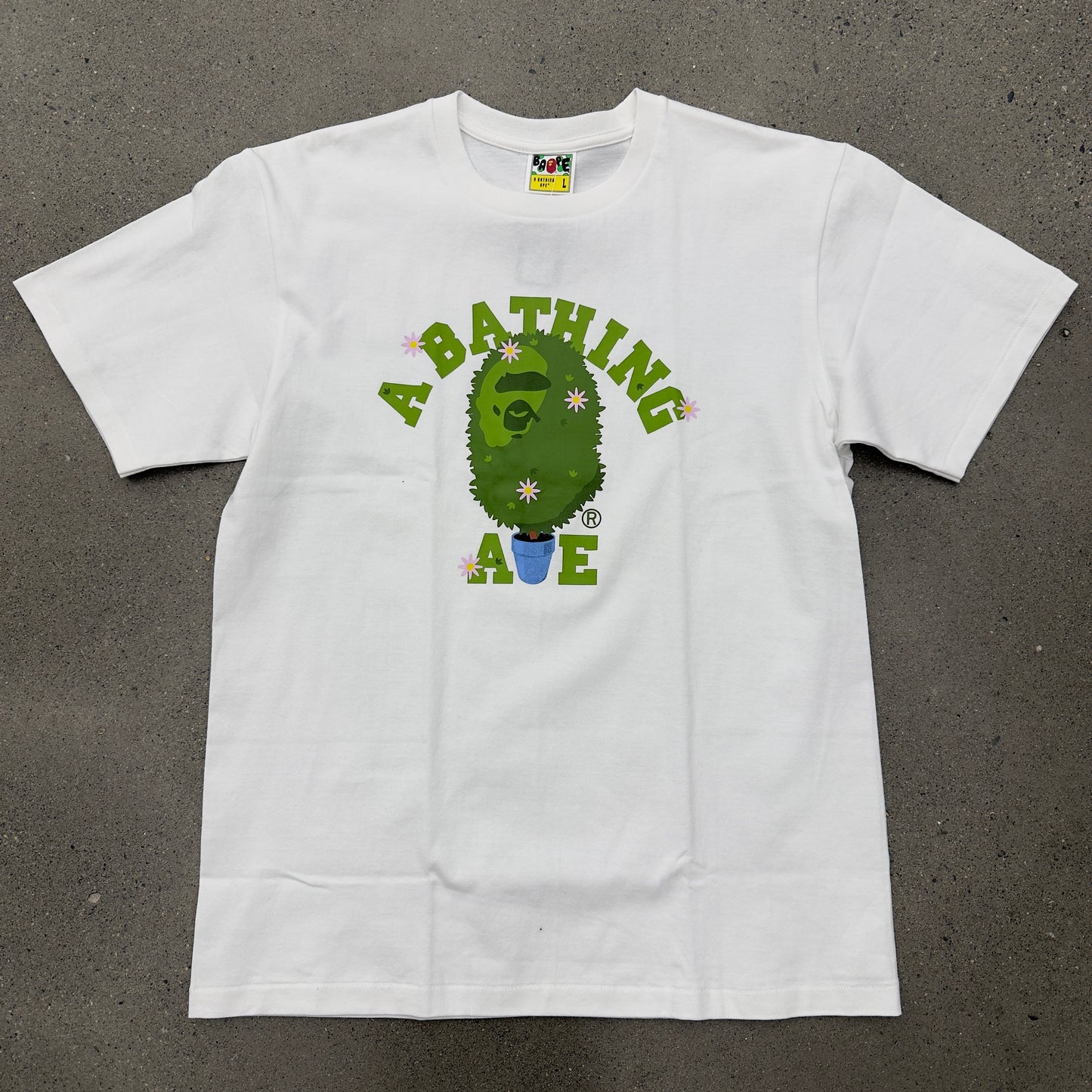 Bape Bonzai White Tee (Multiple Sizes) (NEW)