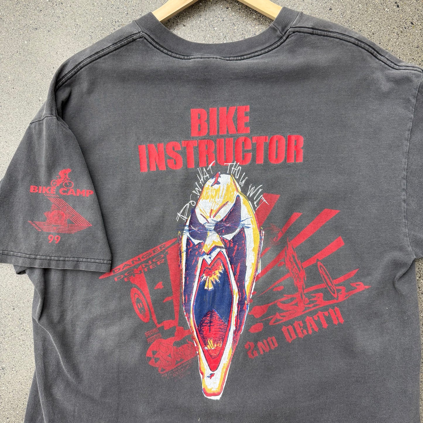 1999 Bike Instructor Faded Tee SZ XL