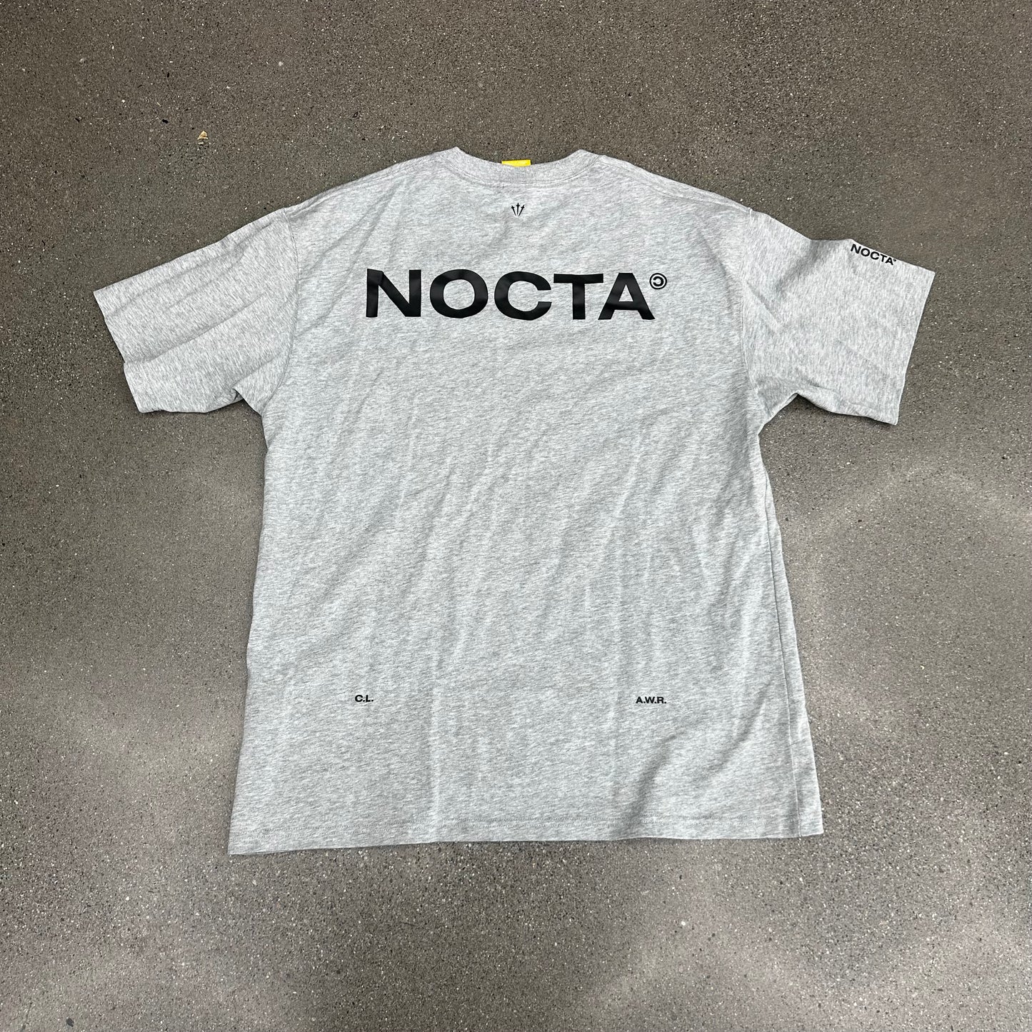 NOCTA Center Swoosh Tee Grey SZ M (NEW)