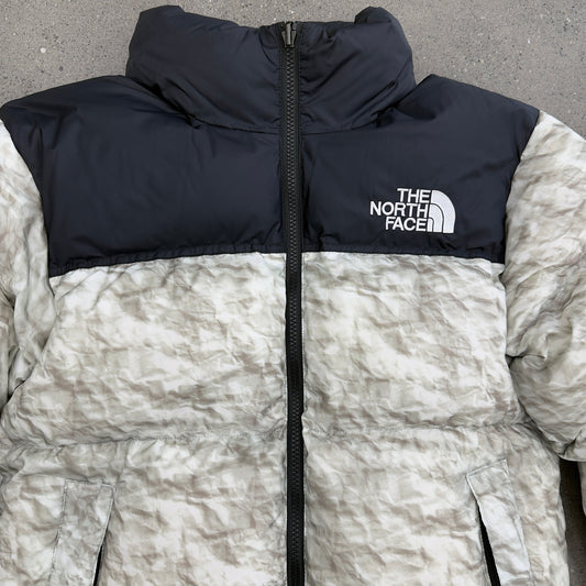 Supreme TNF Paper Print Nuptse Jacket SZ S