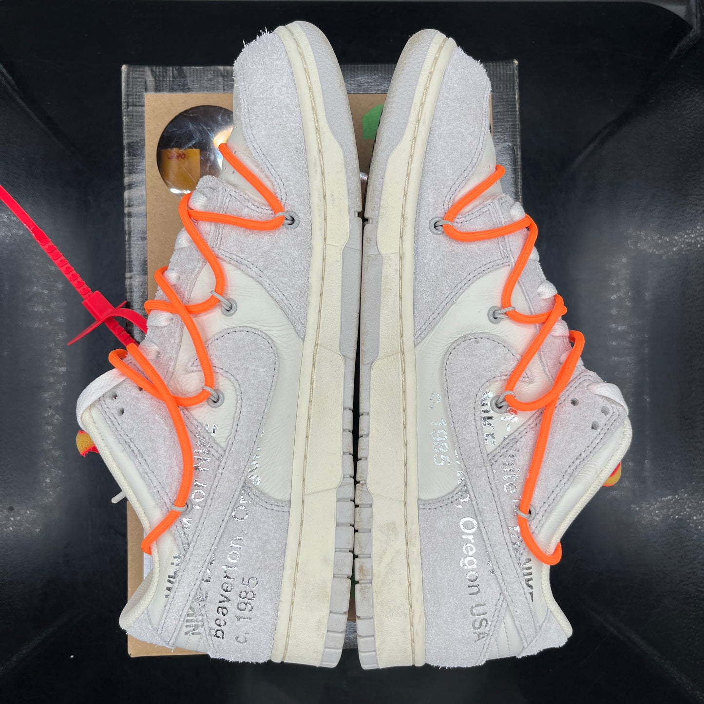 PRE-OWNED Nike Dunk Low Off White Lot #31 SZ 12