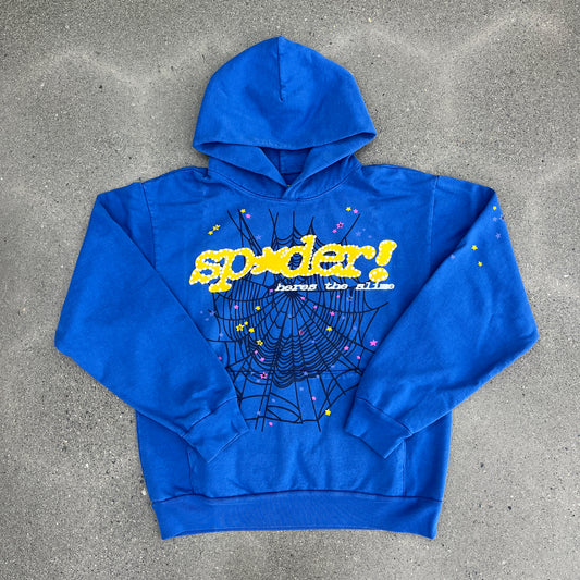 Sp5der Hoodie TC Blue (Multiple Sizes)