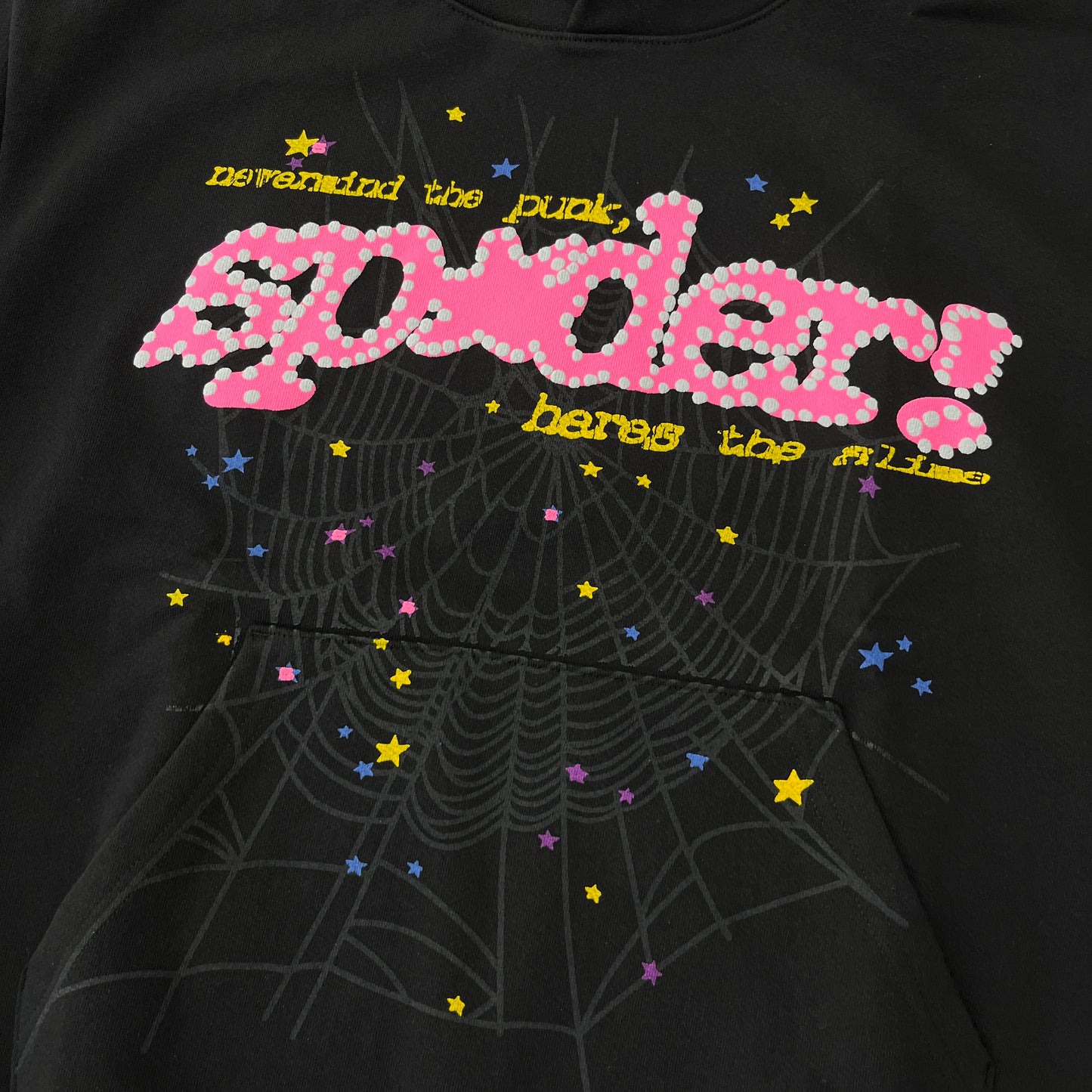 (NEW) Sp5der P*nk V2 Hoodie Black (Multiple Sizes)